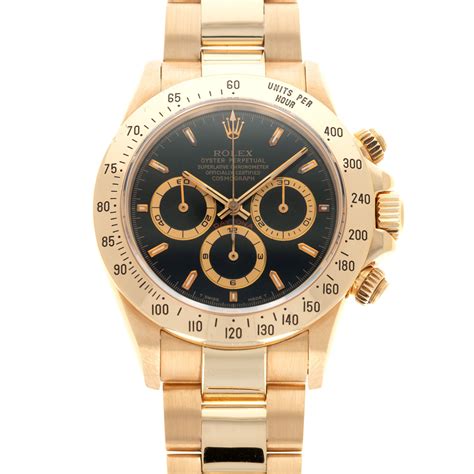 rolex yellow gold daytona